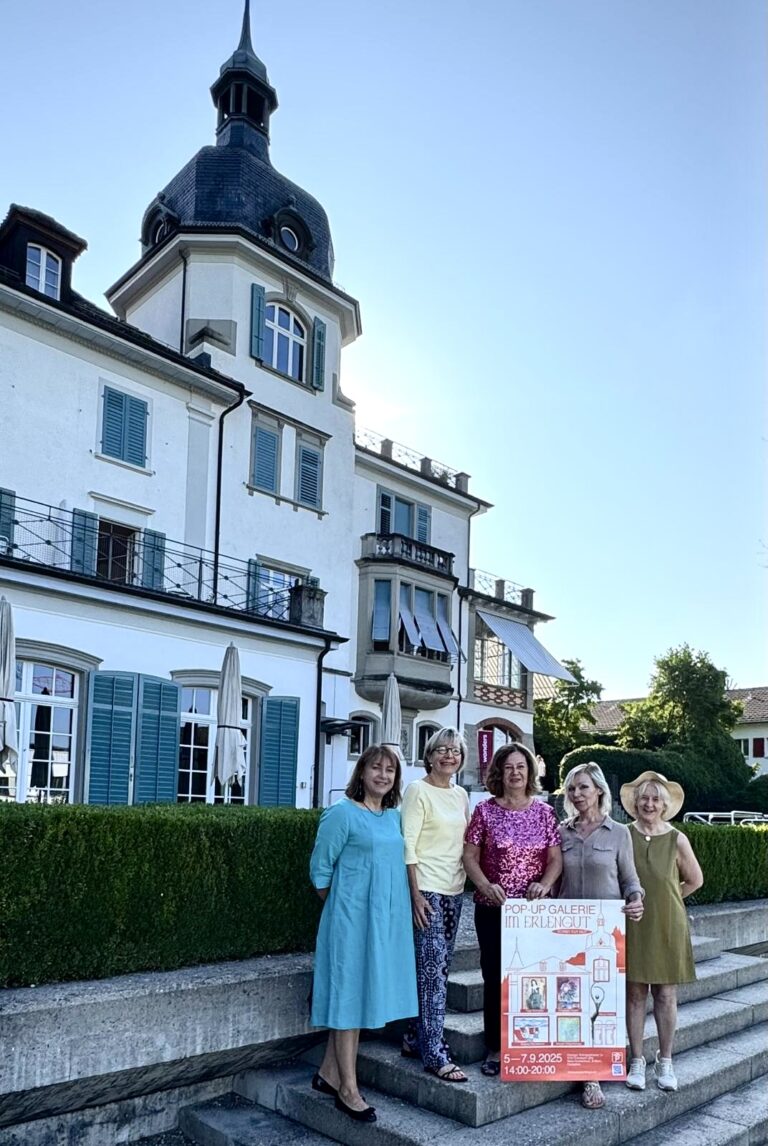 Teilnehmer der Ausstellung „Kunst tut gut“ 2025: Victoria, Maria, Charlotte, Olga und Margot